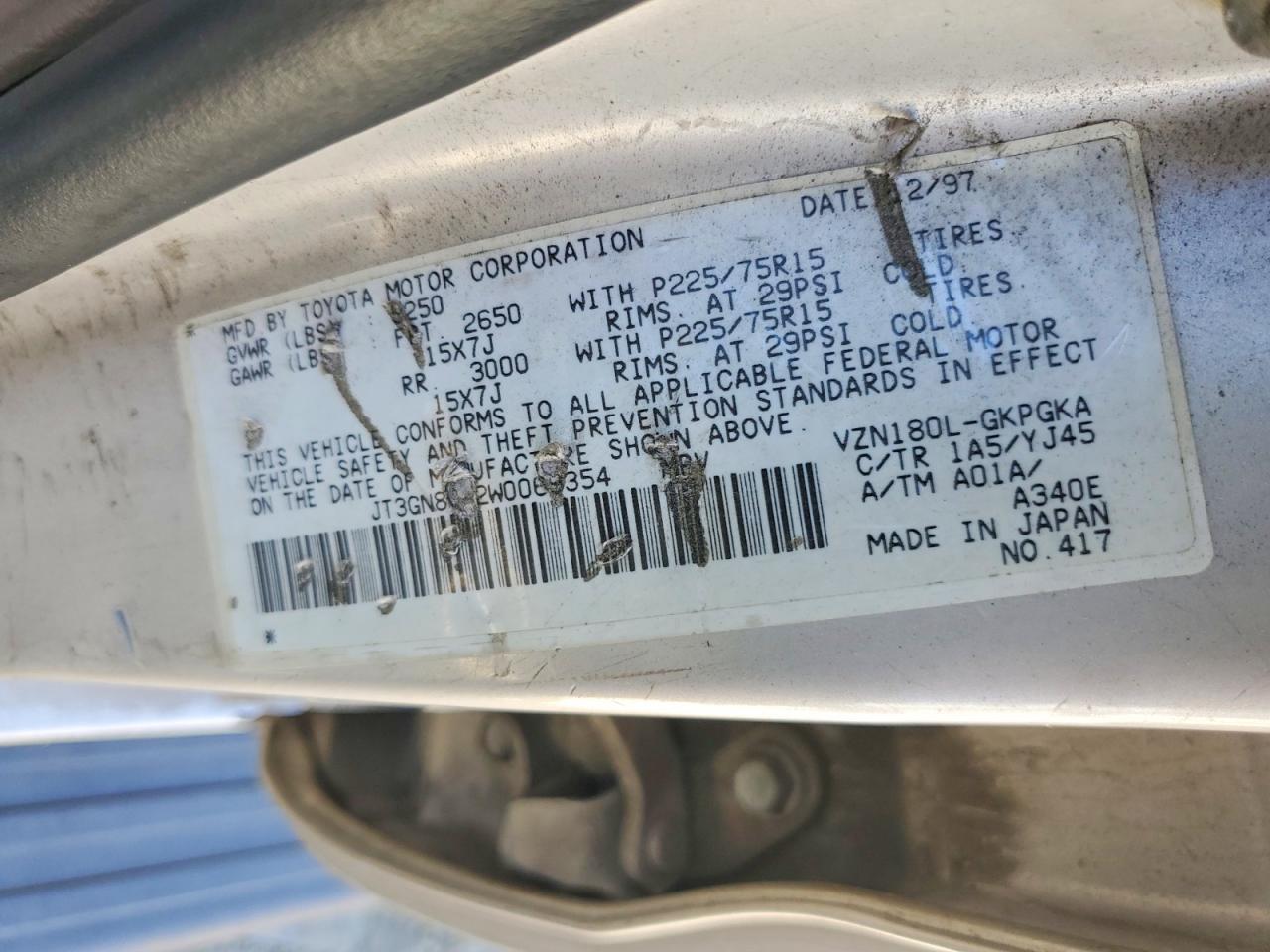 1998 TOYOTA 4Runner