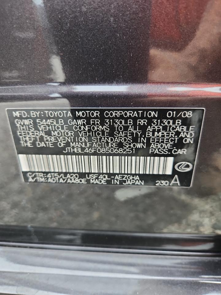 2008 LEXUS LS 460