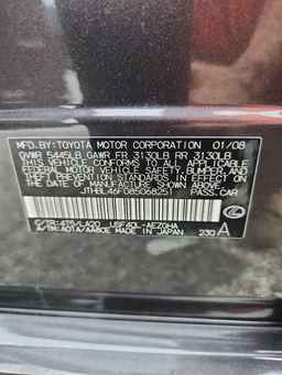 2008 LEXUS LS 460