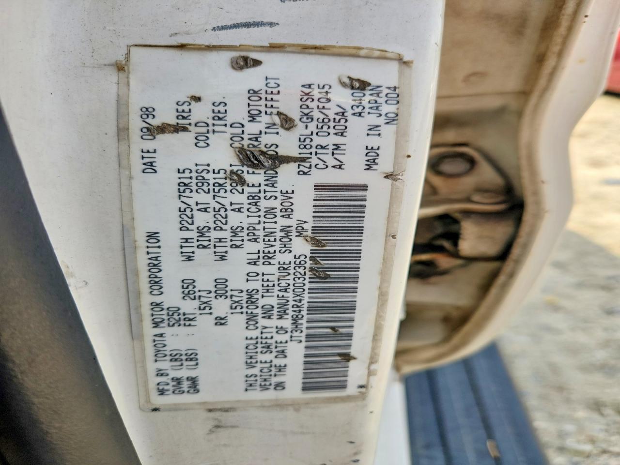 1999 TOYOTA 4Runner