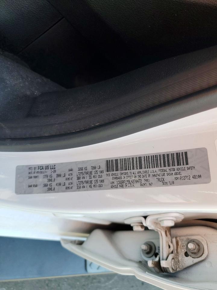 2020 RAM 1500