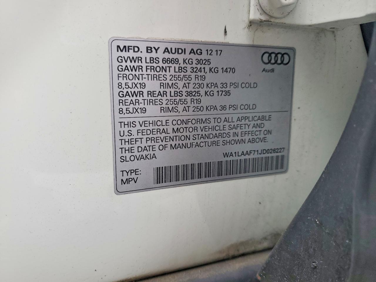 2018 AUDI Q7