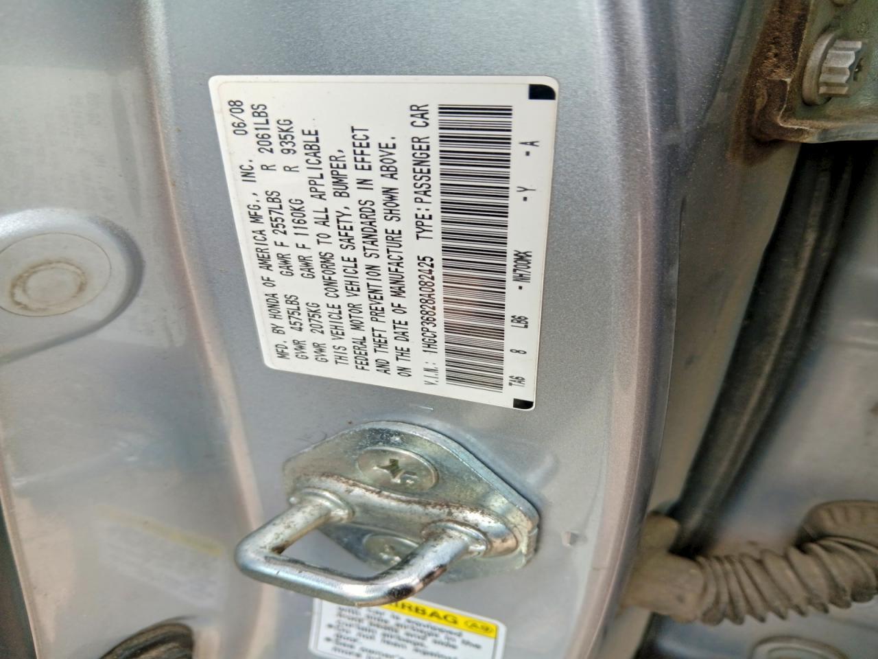 2008 HONDA ACCORD