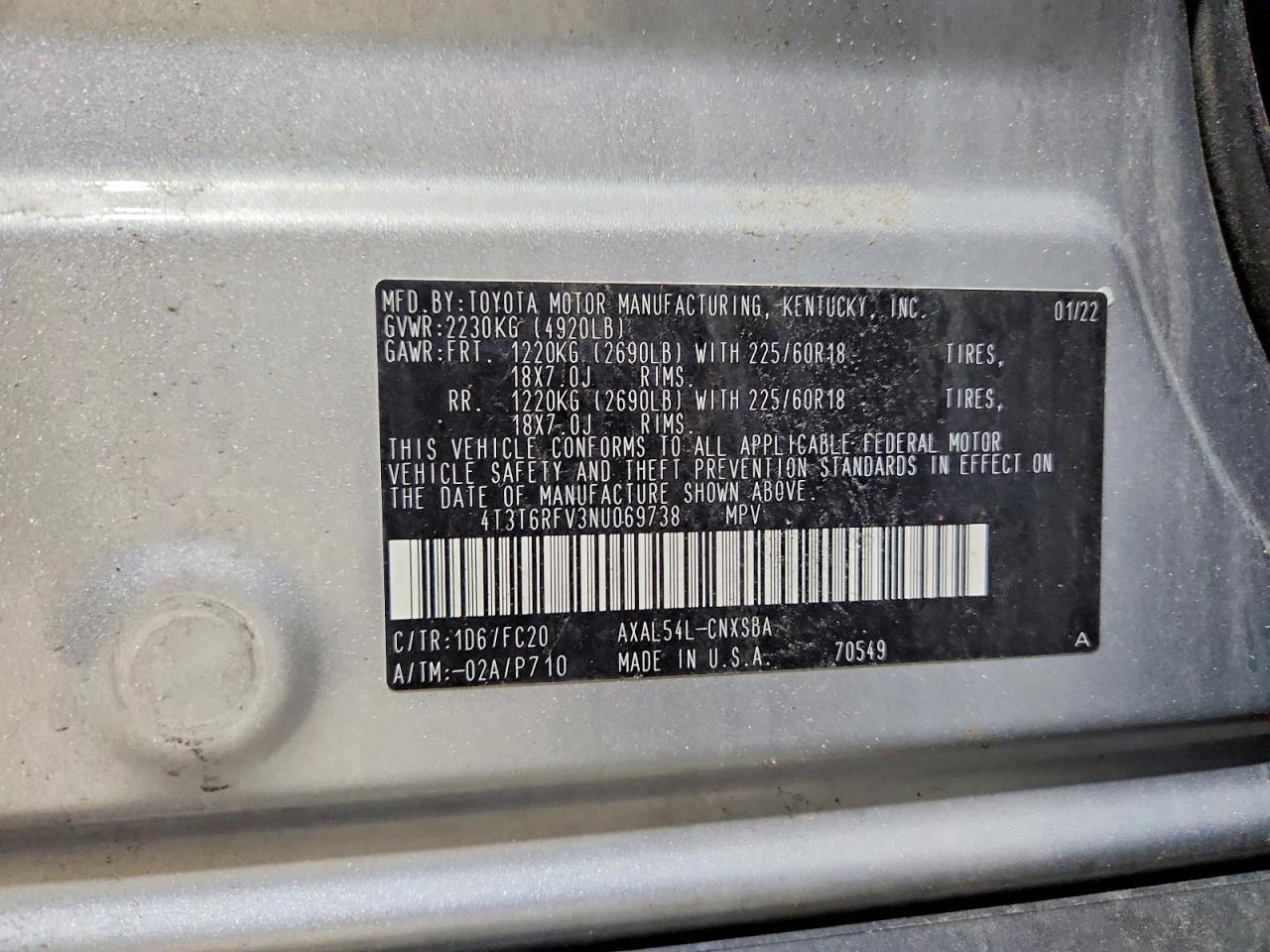 2022 TOYOTA RAV4