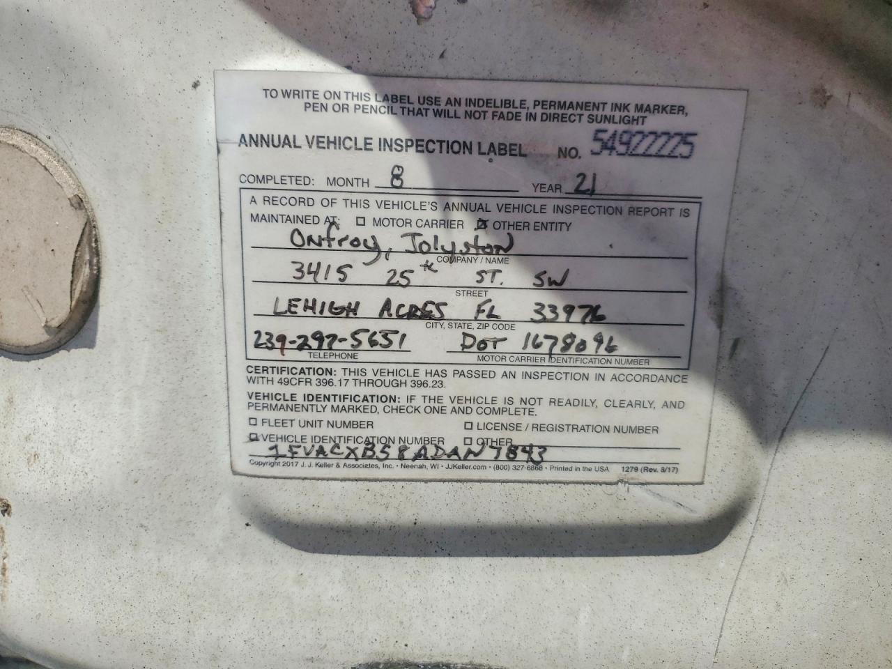 2010 FREIGHTLINER M2 106