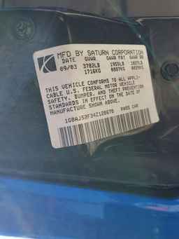 2004 SATURN Ion