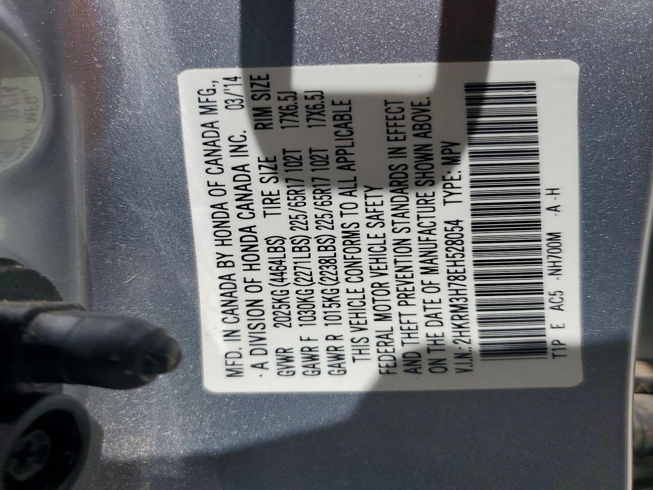 2014 HONDA CR-V