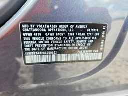 2016 VOLKSWAGEN Passat