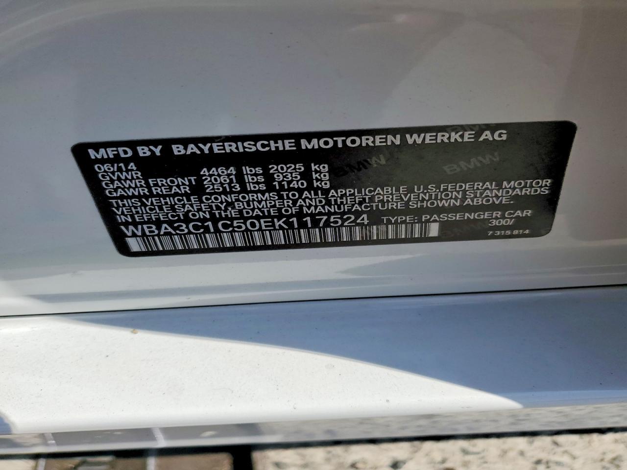 2014 BMW 3 SERIES