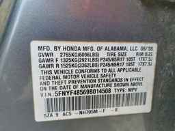 2009 HONDA PILOT