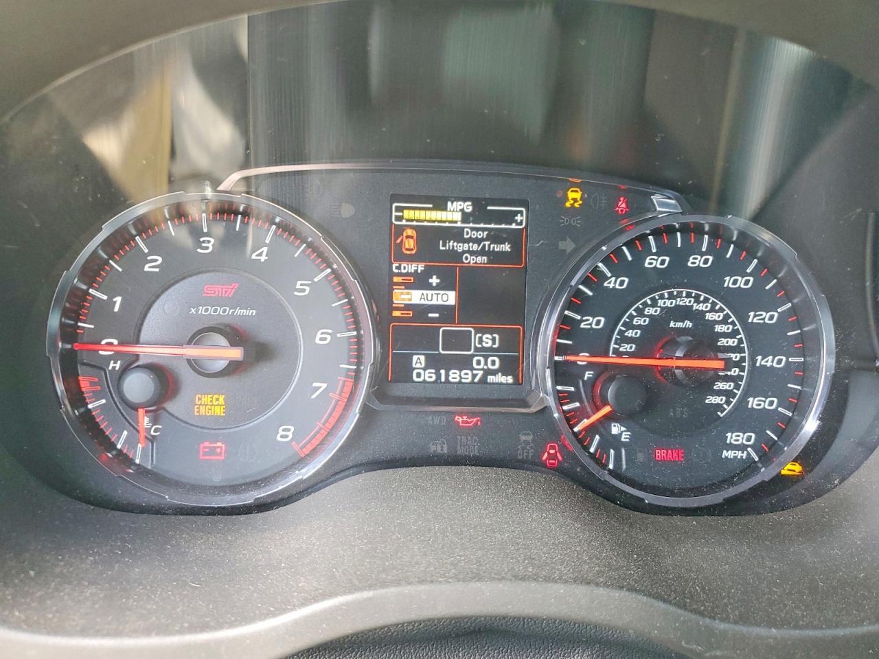 2020 SUBARU WRX