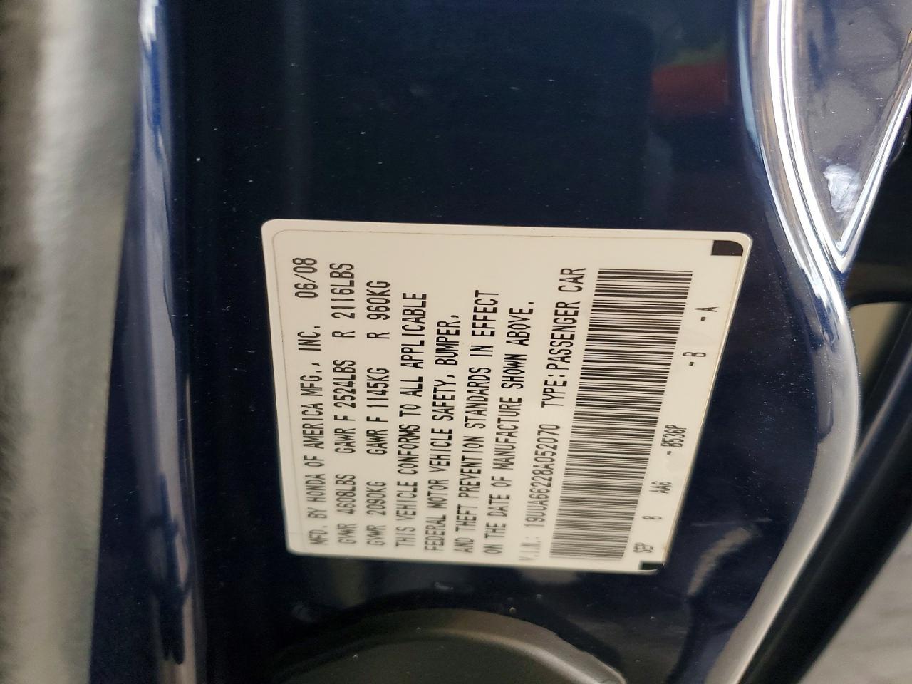 2008 ACURA TL