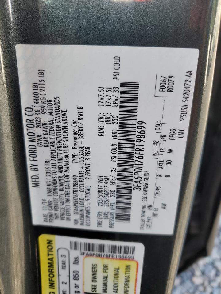 2015 FORD FUSION