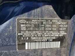 2016 HYUNDAI ELANTRA