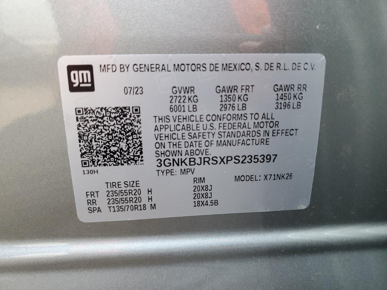 2023 CHEVROLET BLAZER