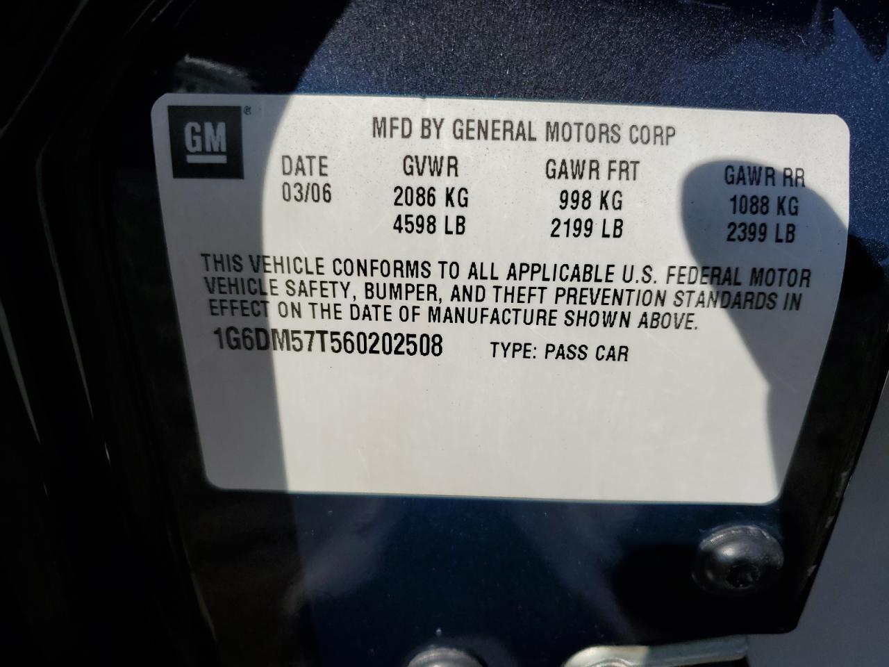2006 CADILLAC CTS