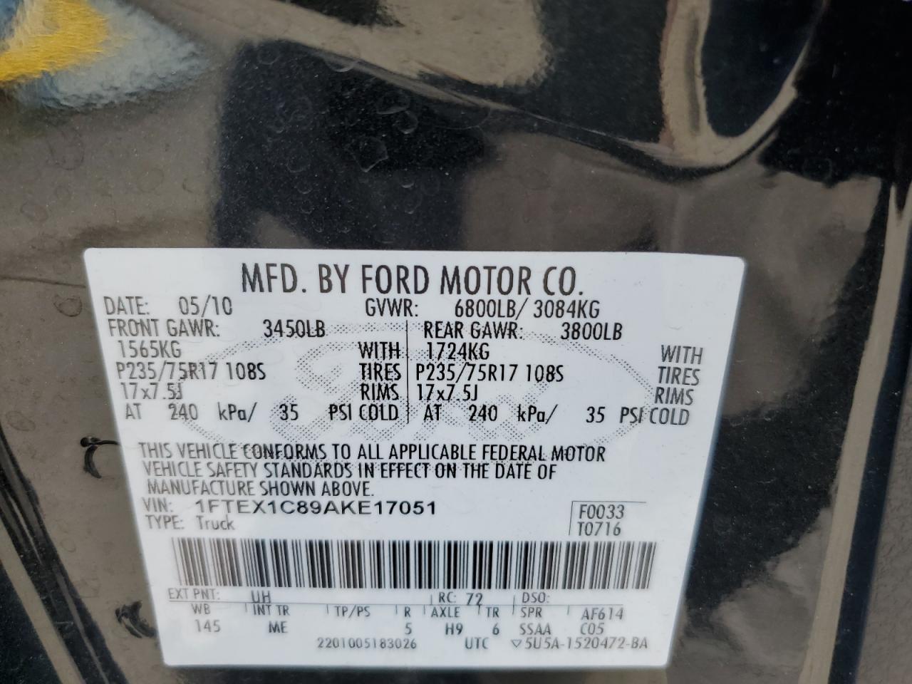 2010 FORD F-150
