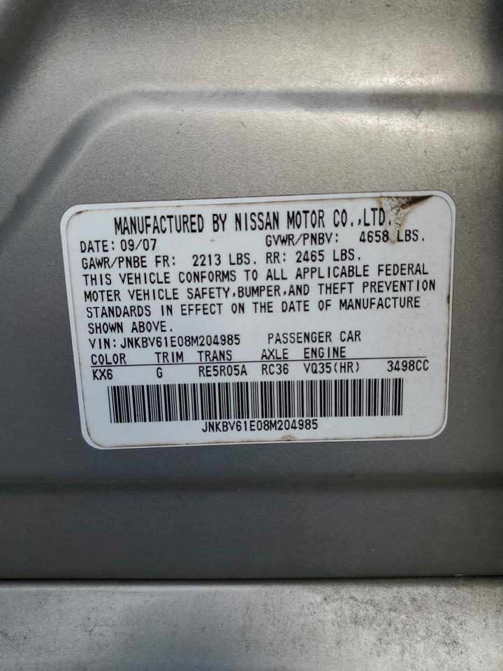 2008 INFINITI G35