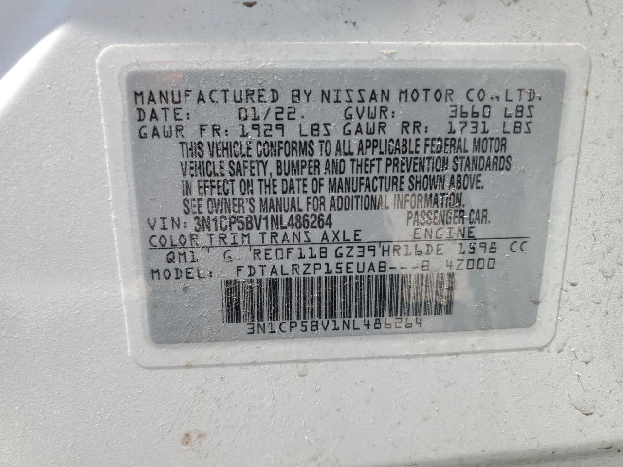 2022 NISSAN