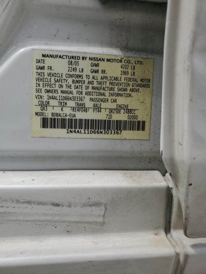 2006 NISSAN ALTIMA