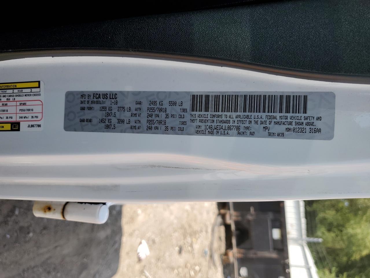 2018 JEEP WRANGLER