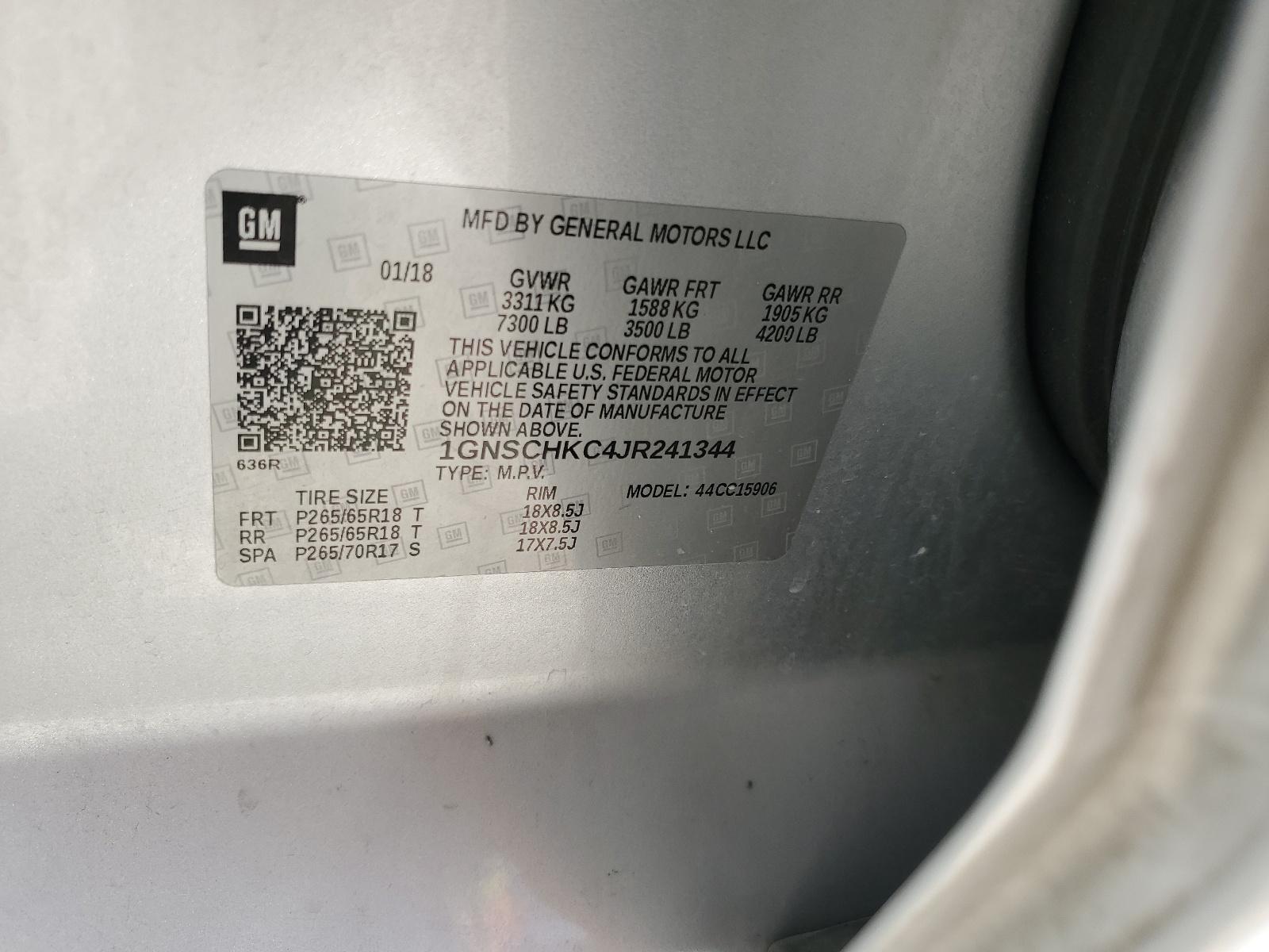 2018 CHEVROLET Suburban