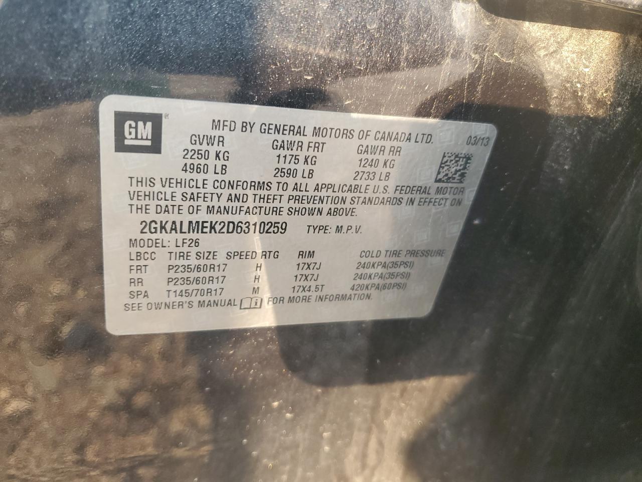 2013 GMC Terrain