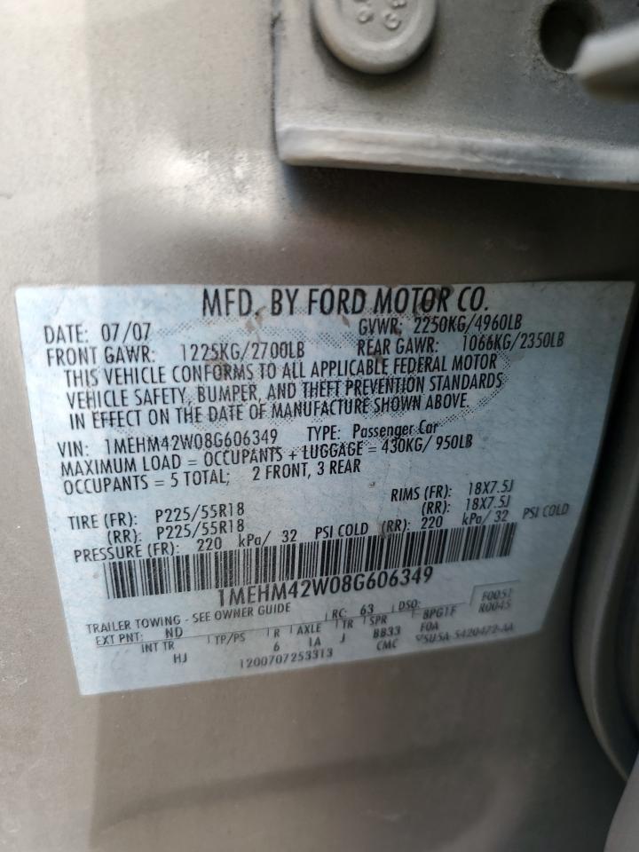 2008 MERCURY Sable