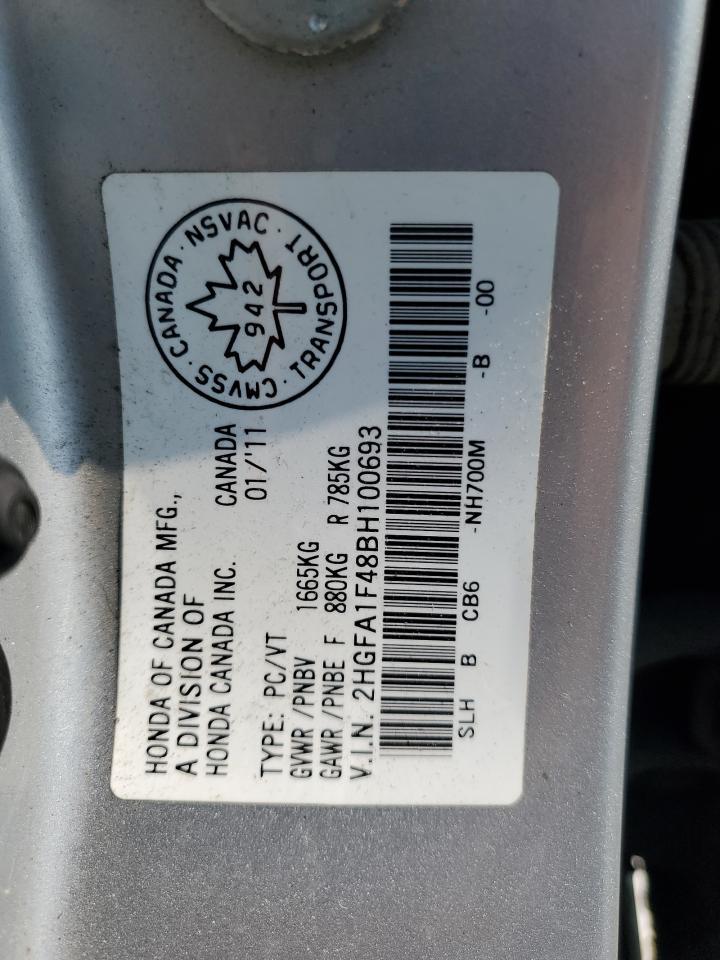 2011 HONDA CIVIC