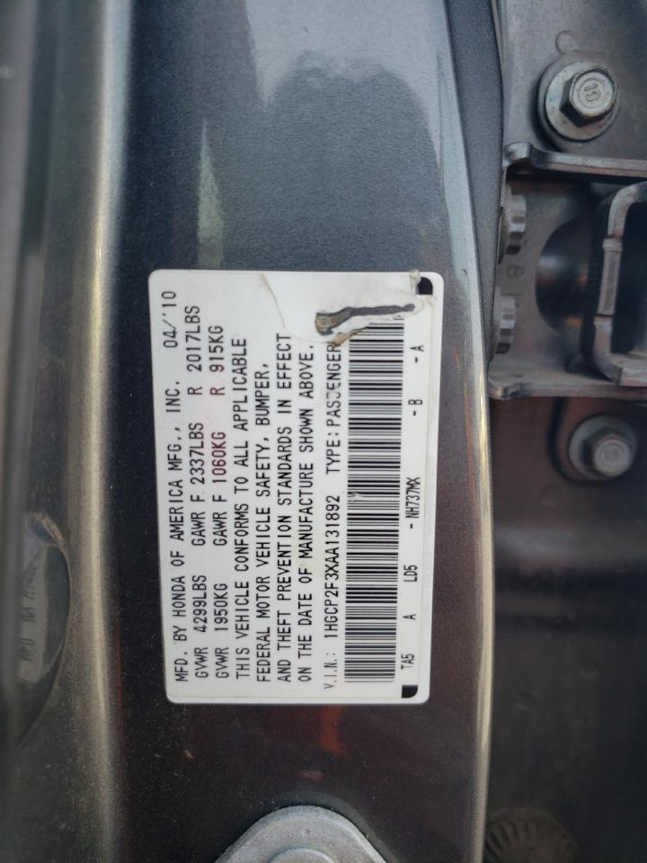 2010 HONDA ACCORD