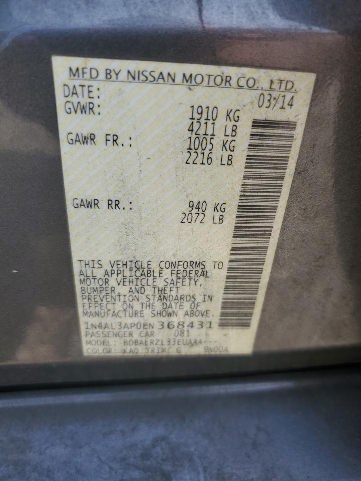 2014 NISSAN ALTIMA