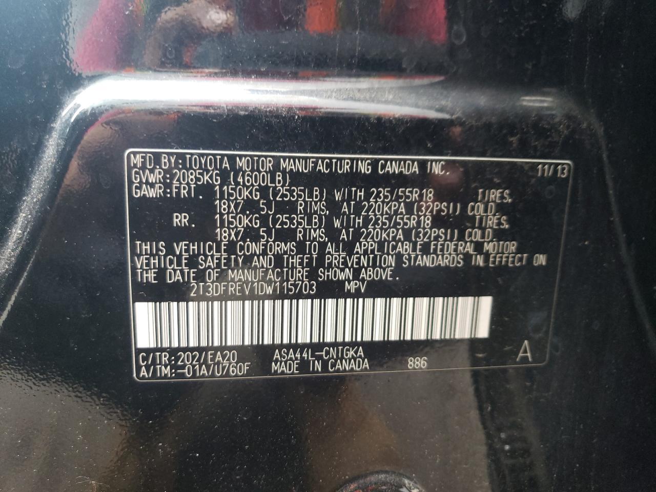 2013 TOYOTA RAV4