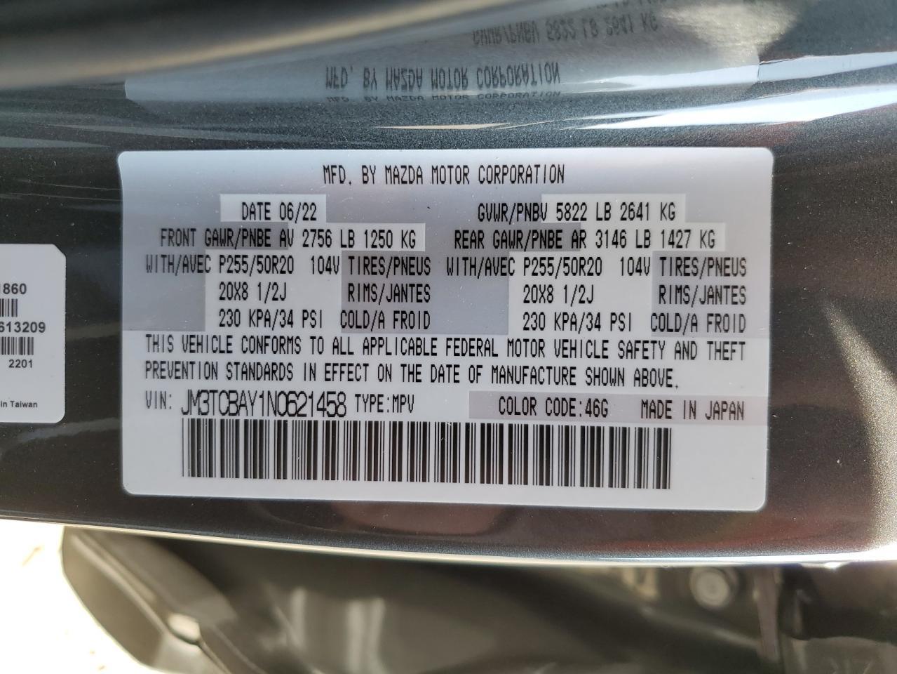 2022 MAZDA CX-9