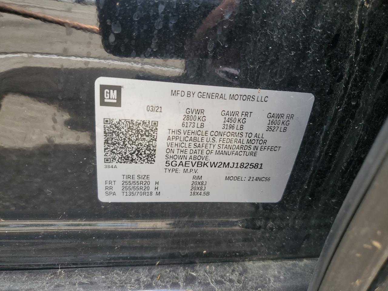 2021 BUICK ENCLAVE