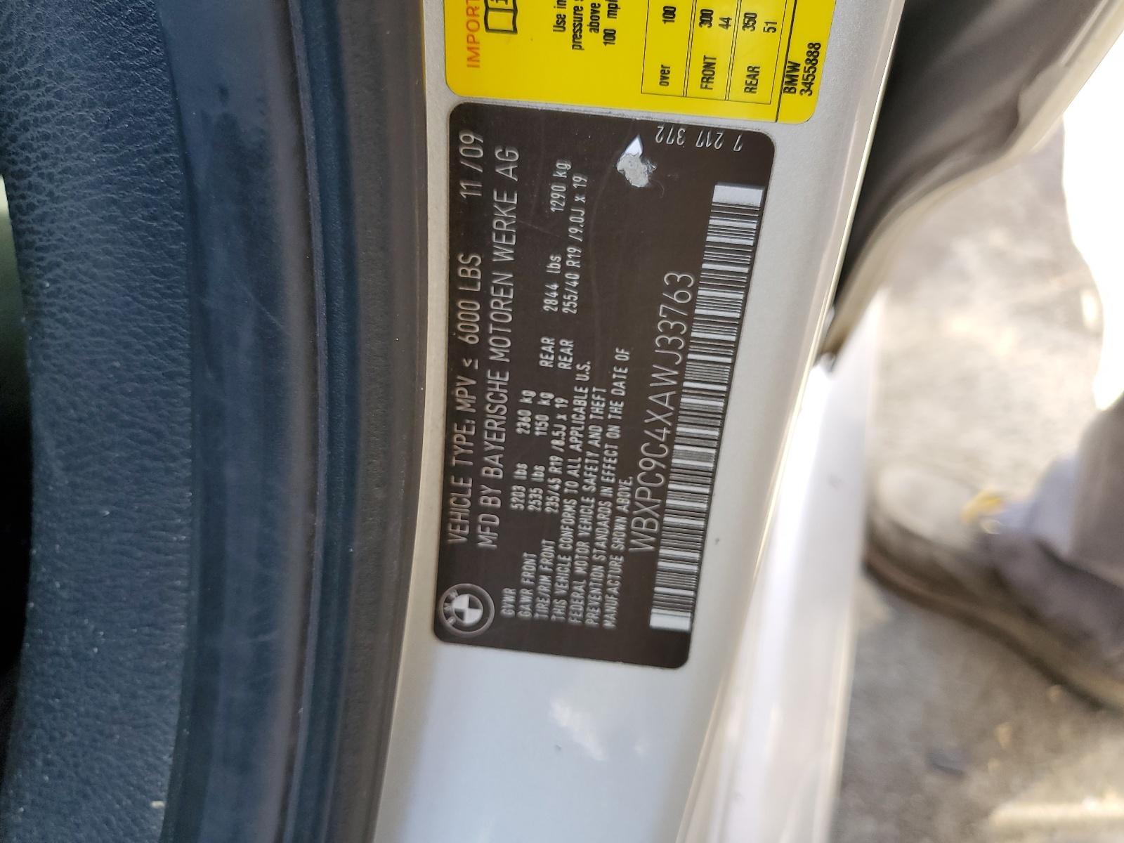 2010 BMW X3