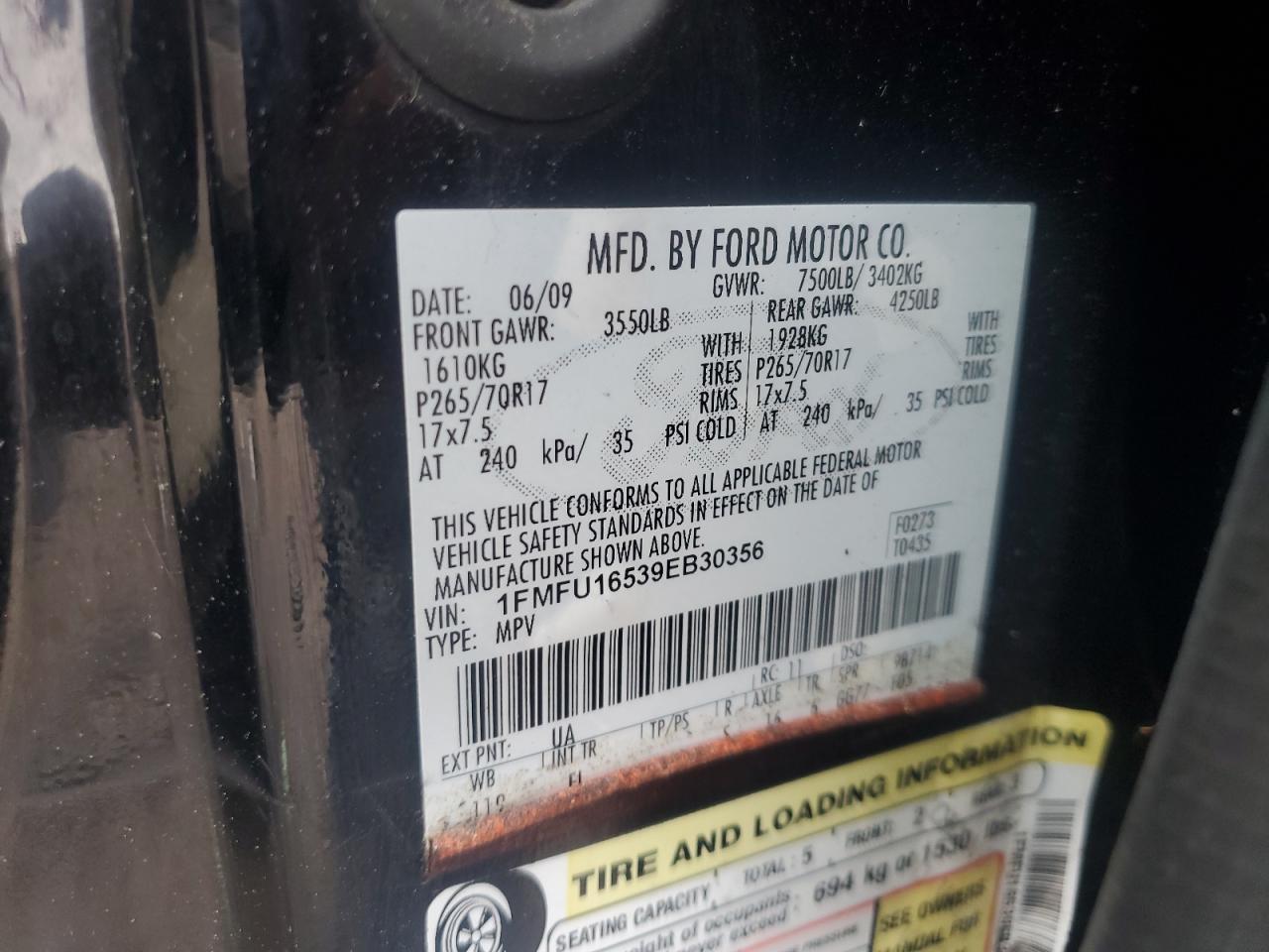 2009 FORD Expedition