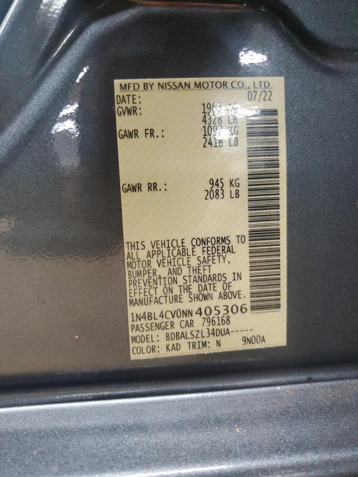 2022 NISSAN ALTIMA