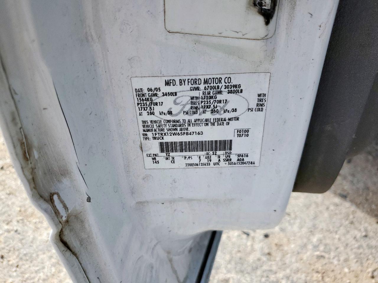 2005 FORD F-150