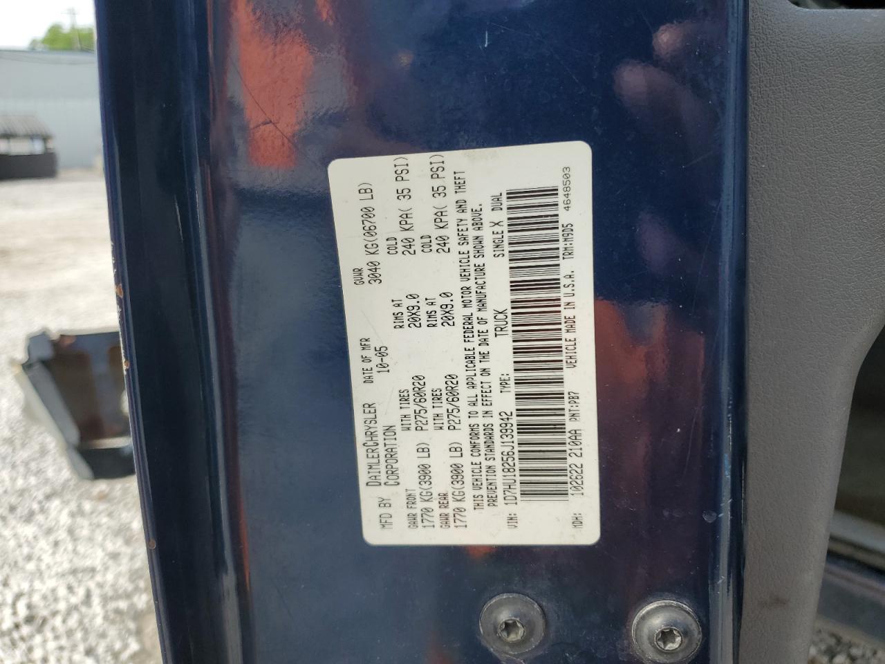 2006 DODGE RAM 1500