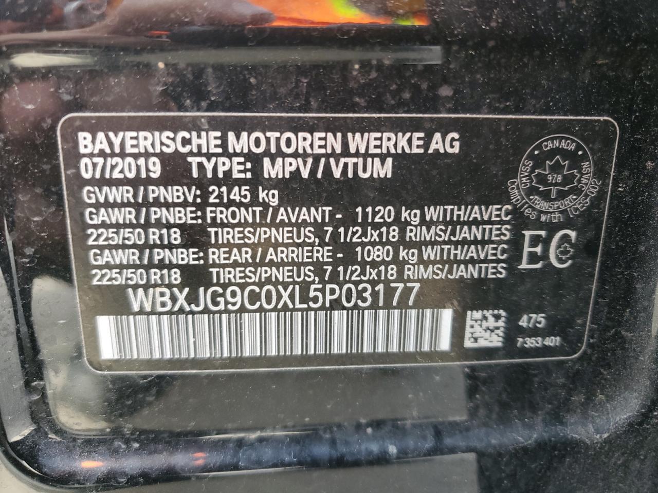 2020 BMW X1