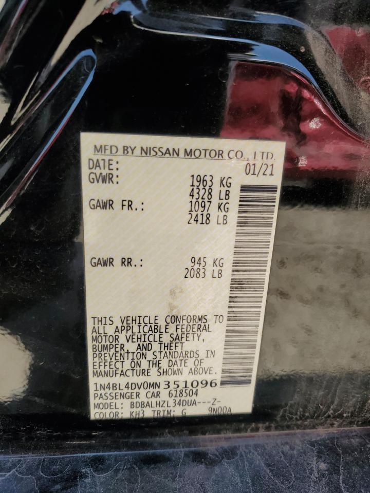 2021 NISSAN ALTIMA
