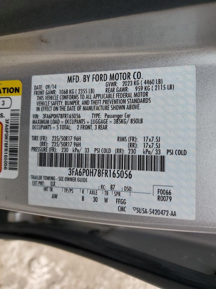2015 FORD FUSION