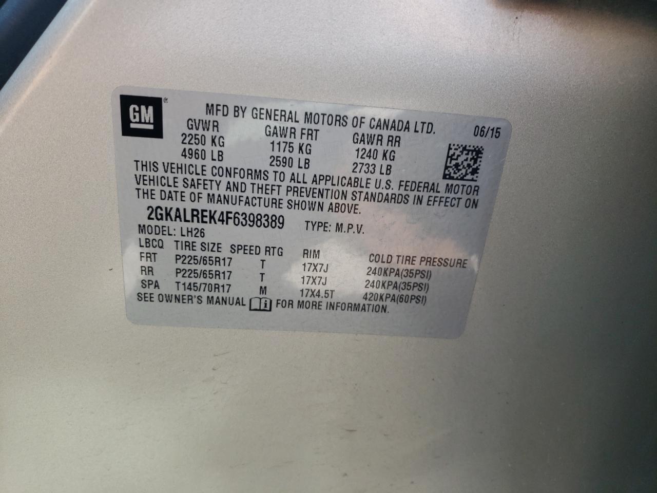 2015 GMC Terrain