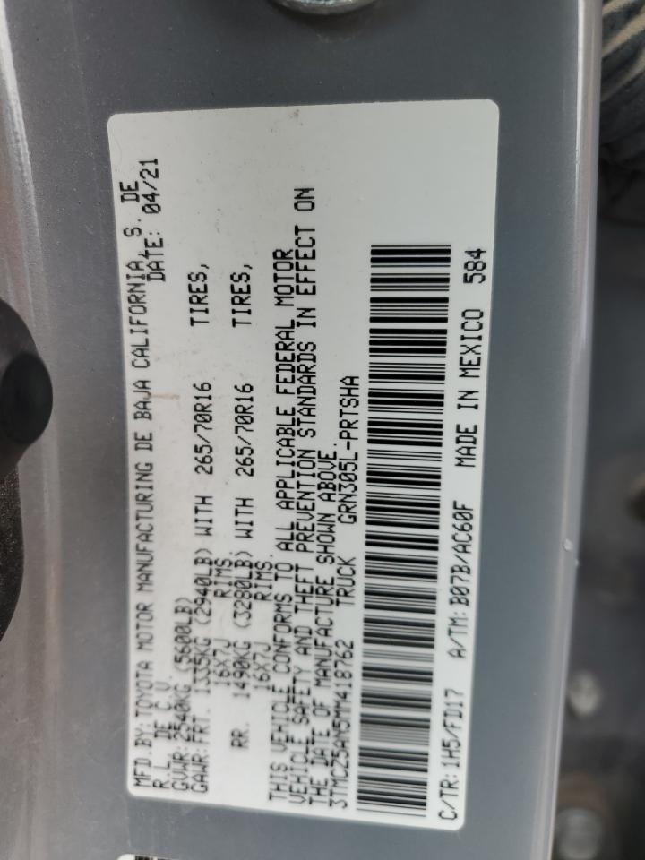 2021 TOYOTA TACOMA