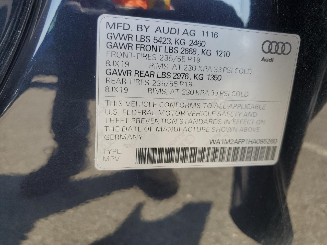 2017 AUDI Q5