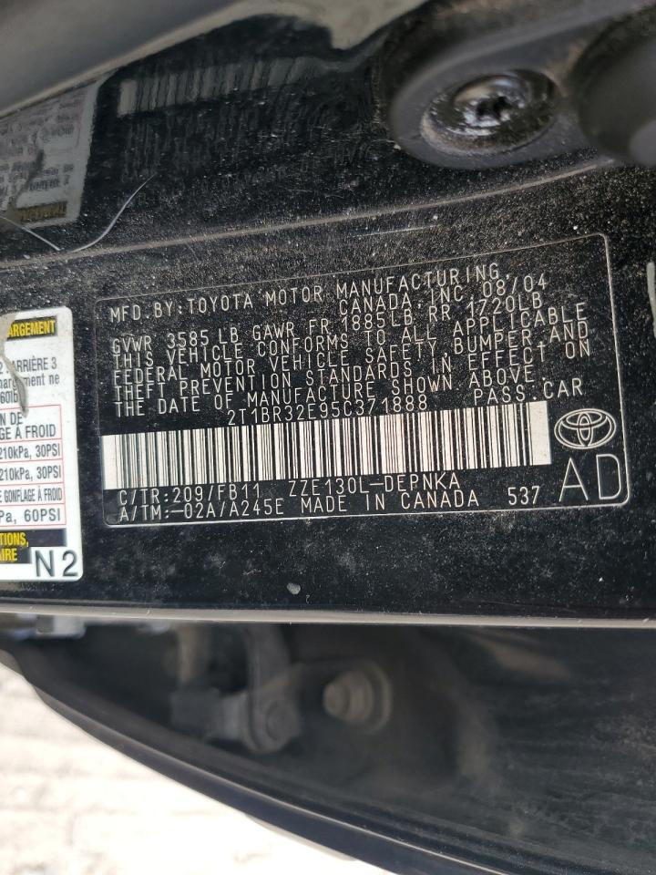 2005 TOYOTA COROLLA