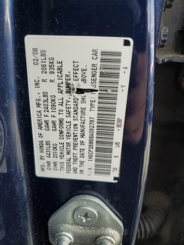2008 HONDA ACCORD