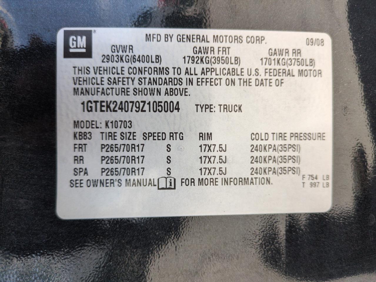 2009 GMC Sierra