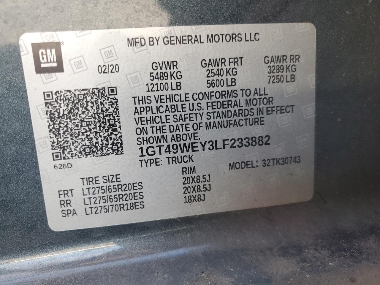 2020 GMC Sierra