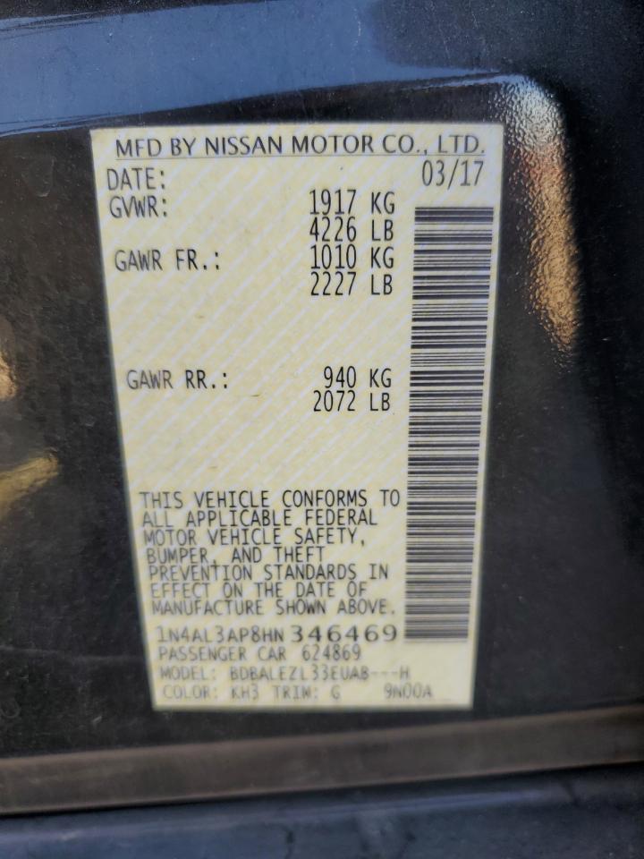 2017 NISSAN ALTIMA